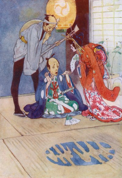 Ilustracja do The Story of The Mikado (litografia kolorowa) autorstwa Alice Bolingbroke (after) Woodward
