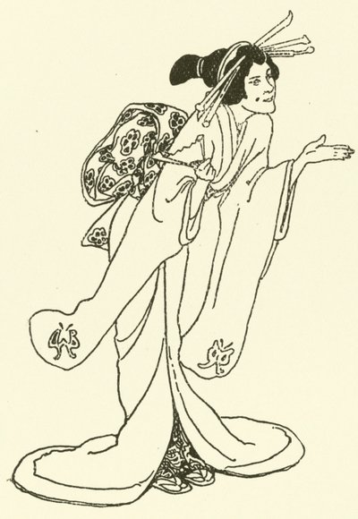 Ilustracja do The Story of The Mikado (grawerowanie) autorstwa Alice Bolingbroke (after) Woodward