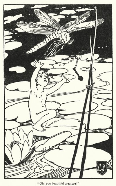 Ilustracja do książki The Water-Babies autorstwa Charlesa Kingsleya (litografia) autorstwa Alice Bolingbroke (after) Woodward