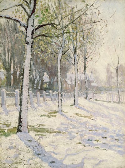 Topole na śniegu autorstwa Alice Maud Fanner