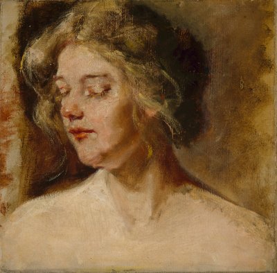 Blond Studio Modelka, koniec XIX-początek XX wieku. autorstwa Alice Pike Barney