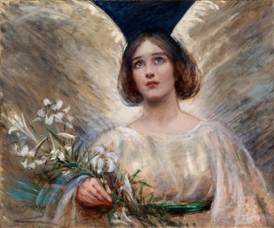 Lilie wielkanocne, koniec XIX-początek XX wieku. autorstwa Alice Pike Barney
