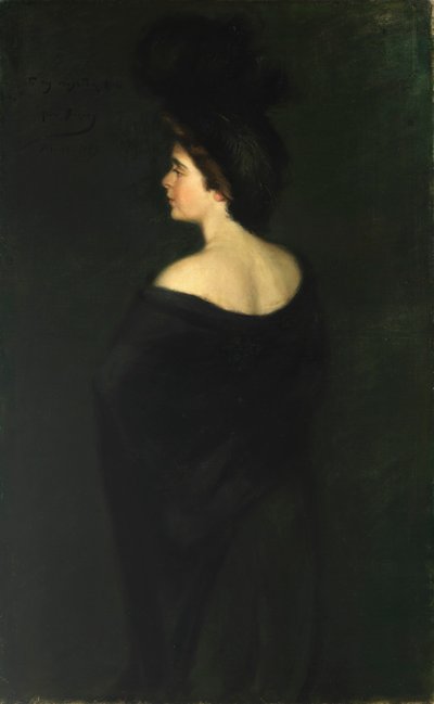 Laura w czerni, 1899. autorstwa Alice Pike Barney