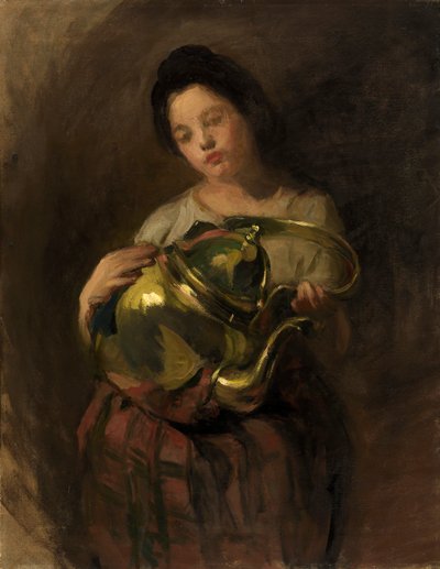 Mosiężny czajnik autorstwa Alice Pike Barney
