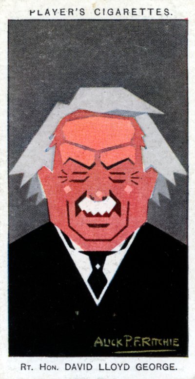 David Lloyd George, 1. hrabia Lloyd-George, premier Wielkiej Brytanii, 1926. autorstwa Alick P. F. Ritchie