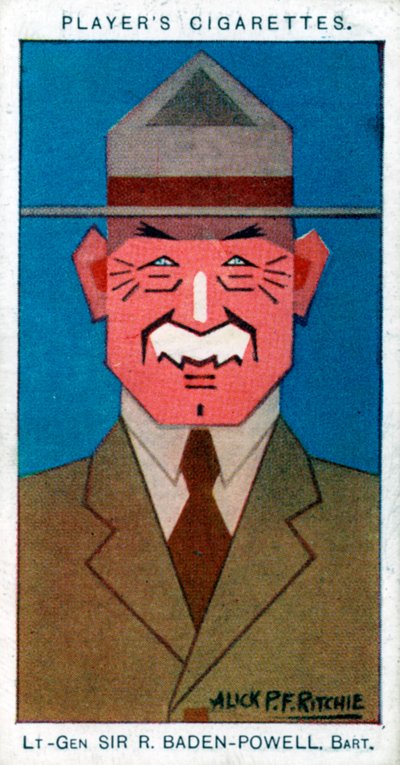 Robert Baden-Powell, 1. baron Baden-Powell, 1926. autorstwa Alick P. F. Ritchie
