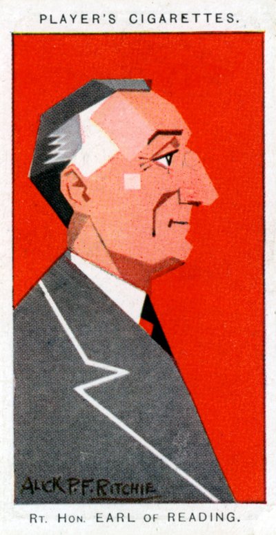 Rufus Isaacs, 1. markiz Reading, Lord Naczelny Sędzia i dyplomata, 1926. autorstwa Alick P. F. Ritchie