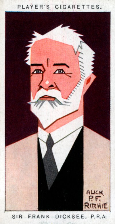 Sir Francis Bernard Dicksee, malarz brytyjski, 1926. autorstwa Alick P. F. Ritchie