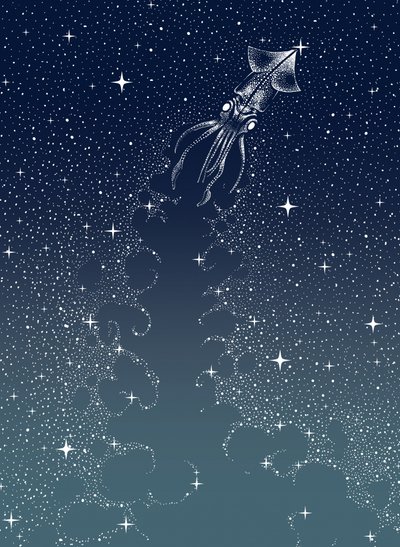 Wznoszenie się Niebiańskiej Kałamarnicy autorstwa Alirıza ÇAKIR