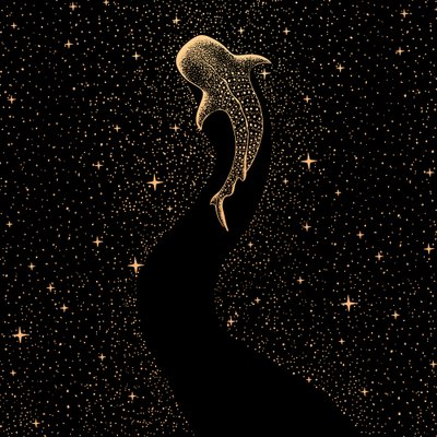 Kosmiczny rekin wielorybi autorstwa Alirıza ÇAKIR