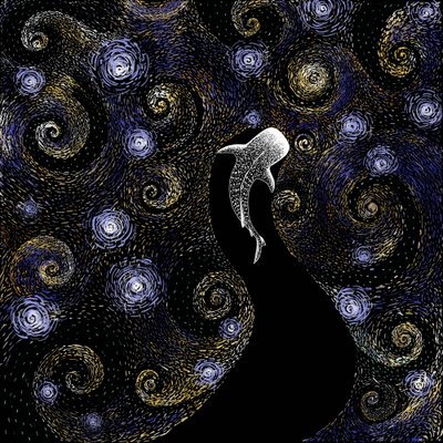 Rekin wielorybi – Gwiaździsta noc autorstwa Alirıza ÇAKIR