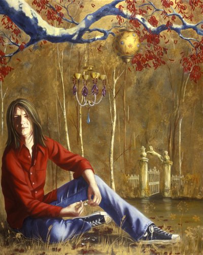 Calvin (akryl i olej na płótnie) autorstwa Alix Contemporary Artist Soubiran Hall