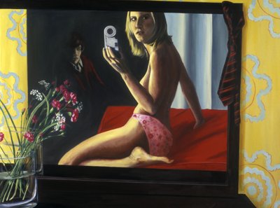 Bielizna, 2000 (akryl na płótnie) autorstwa Alix Contemporary Artist Soubiran Hall