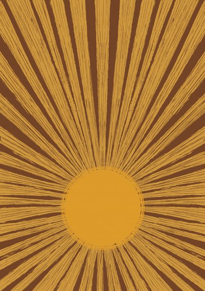 Ciepły styl retro „Sunburst” autorstwa Aliya Putrus