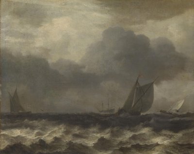 Szorstkie morze autorstwa Allaert van Everdingen