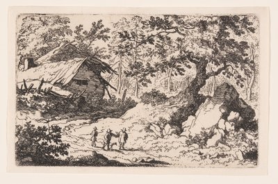 The Ruinous Cottage autorstwa Allaert van Everdingen