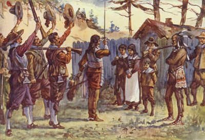 „Fort był w dobrych rękach” (kolor lito) autorstwa Allan (after) Stewart