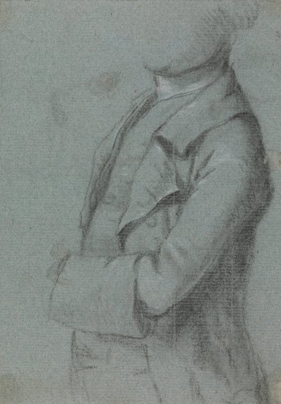 Studium kostiumów do portretu mężczyzny autorstwa Allan Ramsay