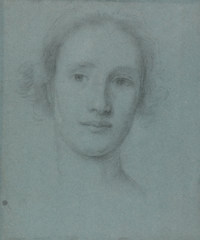 Głowa młodej kobiety autorstwa Allan Ramsay
