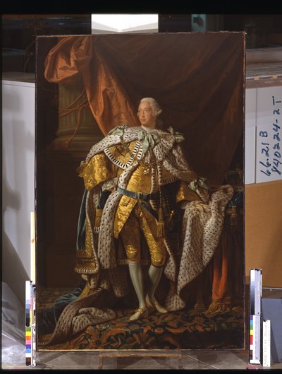 Król Jerzy III (olej na płótnie) autorstwa Allan Ramsay