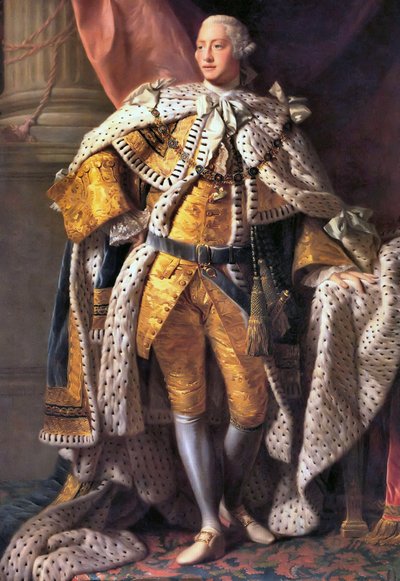 Król Jerzy III autorstwa Allan Ramsay