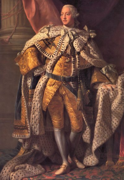 Król Jerzy III autorstwa Allan Ramsay