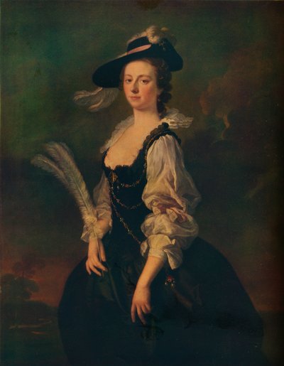 Portret Jane Hale, pani Madan, 1746 autorstwa Allan Ramsay