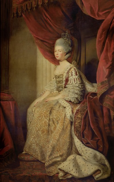 Królowa Charlotta autorstwa Allan Ramsay