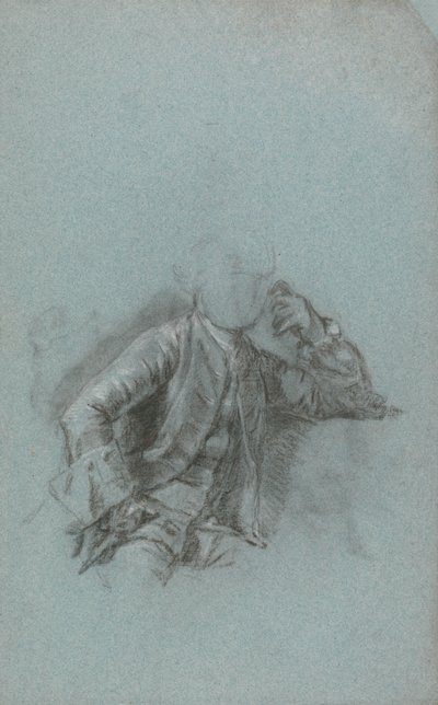 Studium do portretu siedzącego dżentelmena autorstwa Allan Ramsay