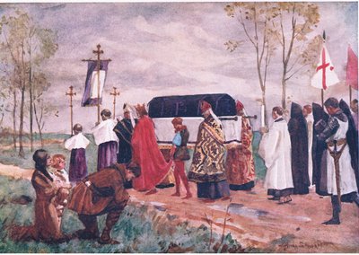 Pogrzeb św. Hugona, ilustracja z „Children