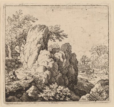 Duża Skała, prawdopodobnie ok. 16451656. autorstwa Allart van Everdingen
