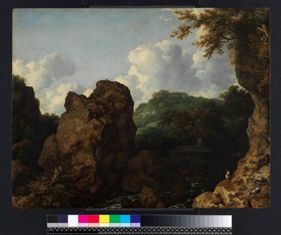Krajobraz norweski , 1656 autorstwa Allart van Everdingen