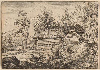 Pielgrzym z psem, prawdopodobnie ok. 16451656. autorstwa Allart van Everdingen