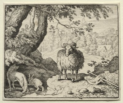 Reynard the Fox: Reynard wraca do domu autorstwa Allart van Everdingen