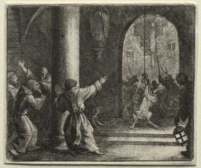 Reynard the Fox: Reynard oszukuje wilka. autorstwa Allart van Everdingen