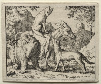 Reynard the Fox: Reynard i jego towarzysze autorstwa Allart van Everdingen