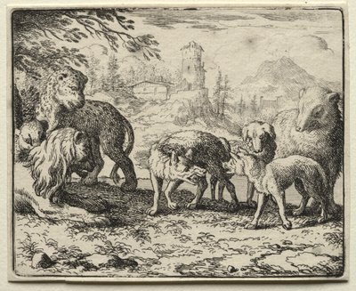 Reynard the Fox: Potępienie Reynarda autorstwa Allart van Everdingen