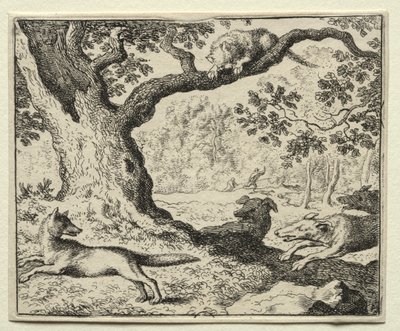 Reynard the Fox: Nielojalny kot autorstwa Allart van Everdingen