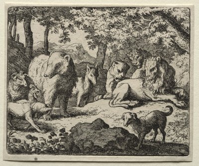 Reynard the Fox: Zawieszenie wyroku autorstwa Allart van Everdingen