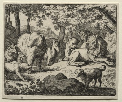 Reynard the Fox: Zawieszenie wyroku. autorstwa Allart van Everdingen