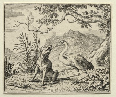 Reynard the Fox: Niewdzięczny wilk. autorstwa Allart van Everdingen