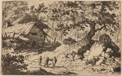 Ruiny Chałupy, prawdopodobnie ok. 16451656. autorstwa Allart van Everdingen