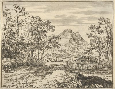 Szeroka Rzeka, XVII wiek. autorstwa Allart van Everdingen