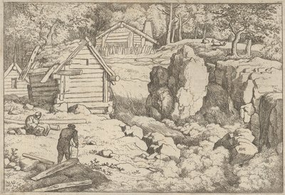 Cieśla, XVII wiek. autorstwa Allart van Everdingen