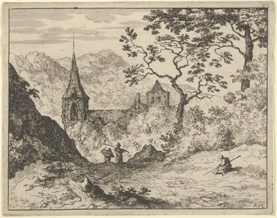 Kościół w Dolinie, XVII wiek. autorstwa Allart van Everdingen