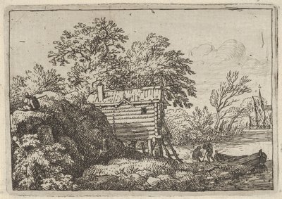 Chata Rybaka, XVII w. autorstwa Allart van Everdingen