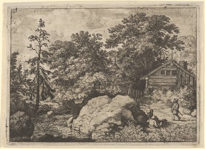 Wzgórze, XVII wiek. autorstwa Allart van Everdingen