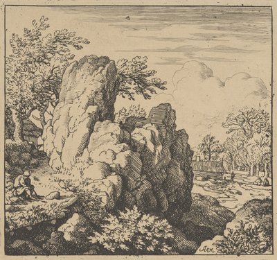 Wielka Skała, połowa XVII w., połowa XVII w. autorstwa Allart van Everdingen