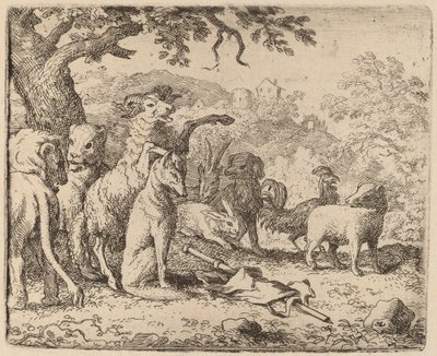 Baran Błogosławi Reynard, prawdopodobnie ok. 16451656. autorstwa Allart van Everdingen