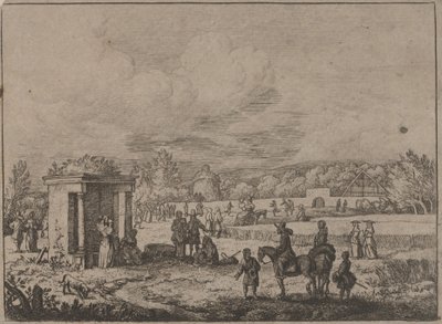 Wiosna w Watroz, ok. 1650 (akwaforta) autorstwa Allart van Everdingen